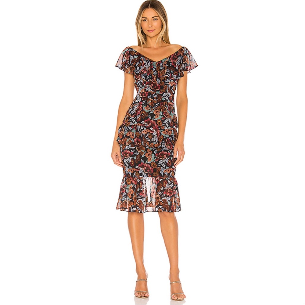 Majorelle Midi Dress